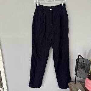 Sag Harbor Navy Dress Pants High-Waisted 100% Pure Wool Women’s Size 11 / 12